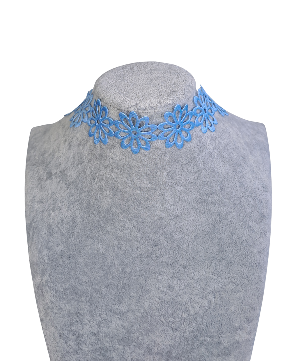 Blue Flower Choker