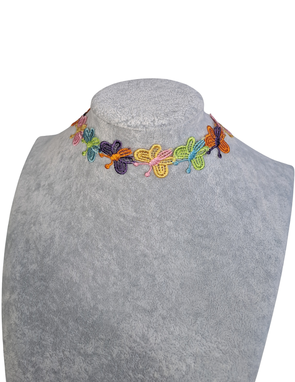 Multicolored Butterflies Choker