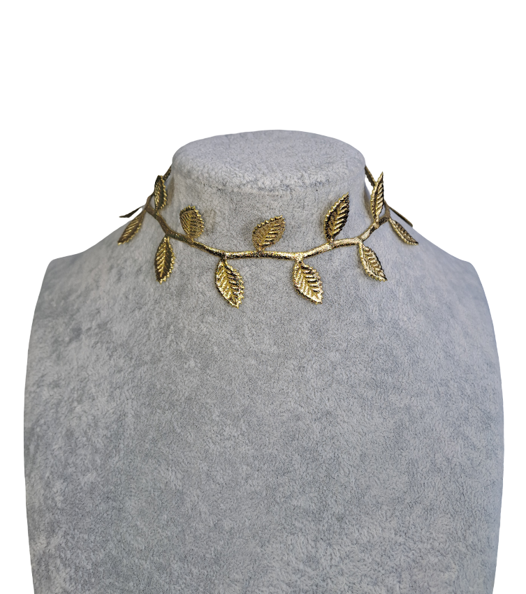 Golden Leaves Choker