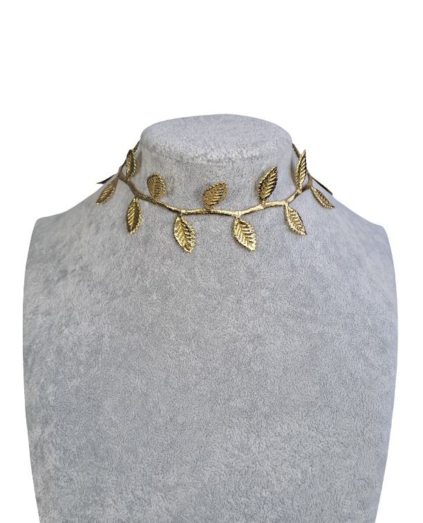 Golden Leaves Choker
