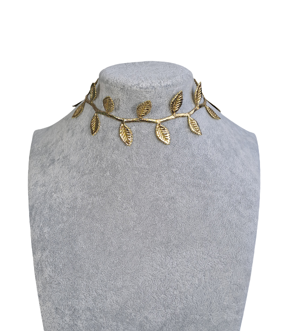 Golden Leaves Choker