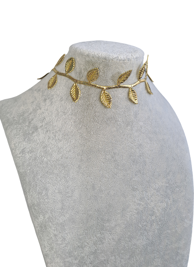 Golden Leaves Choker