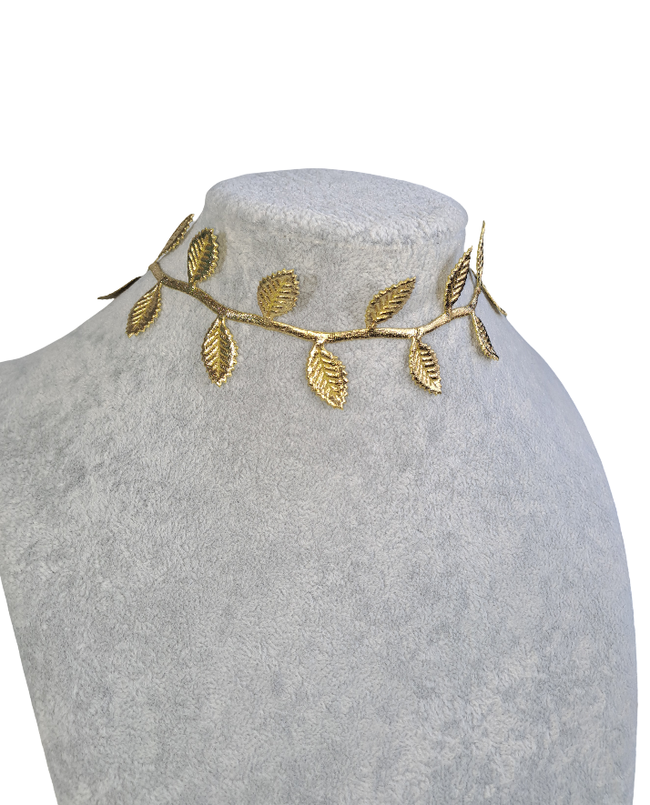Golden Leaves Choker