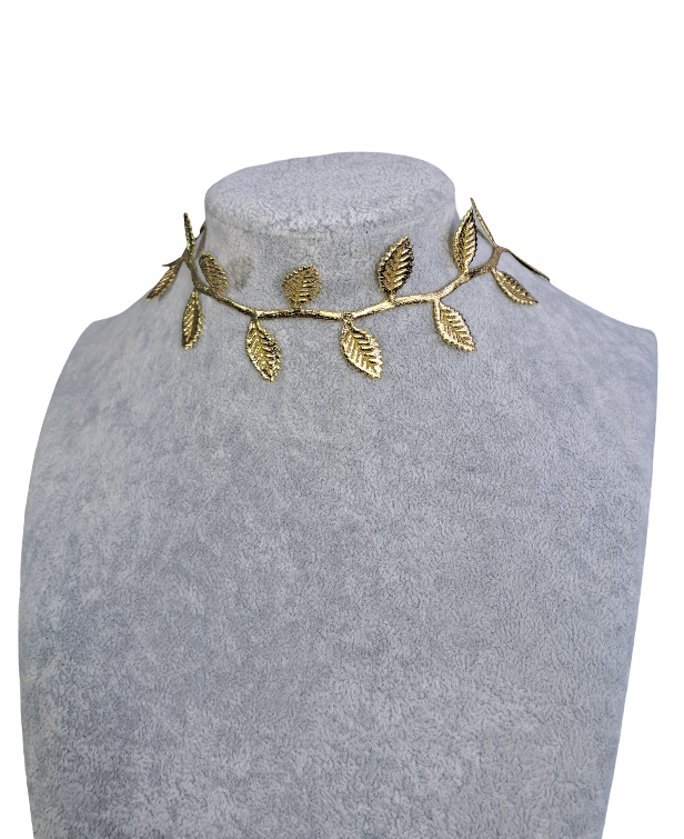 Golden Leaves Choker