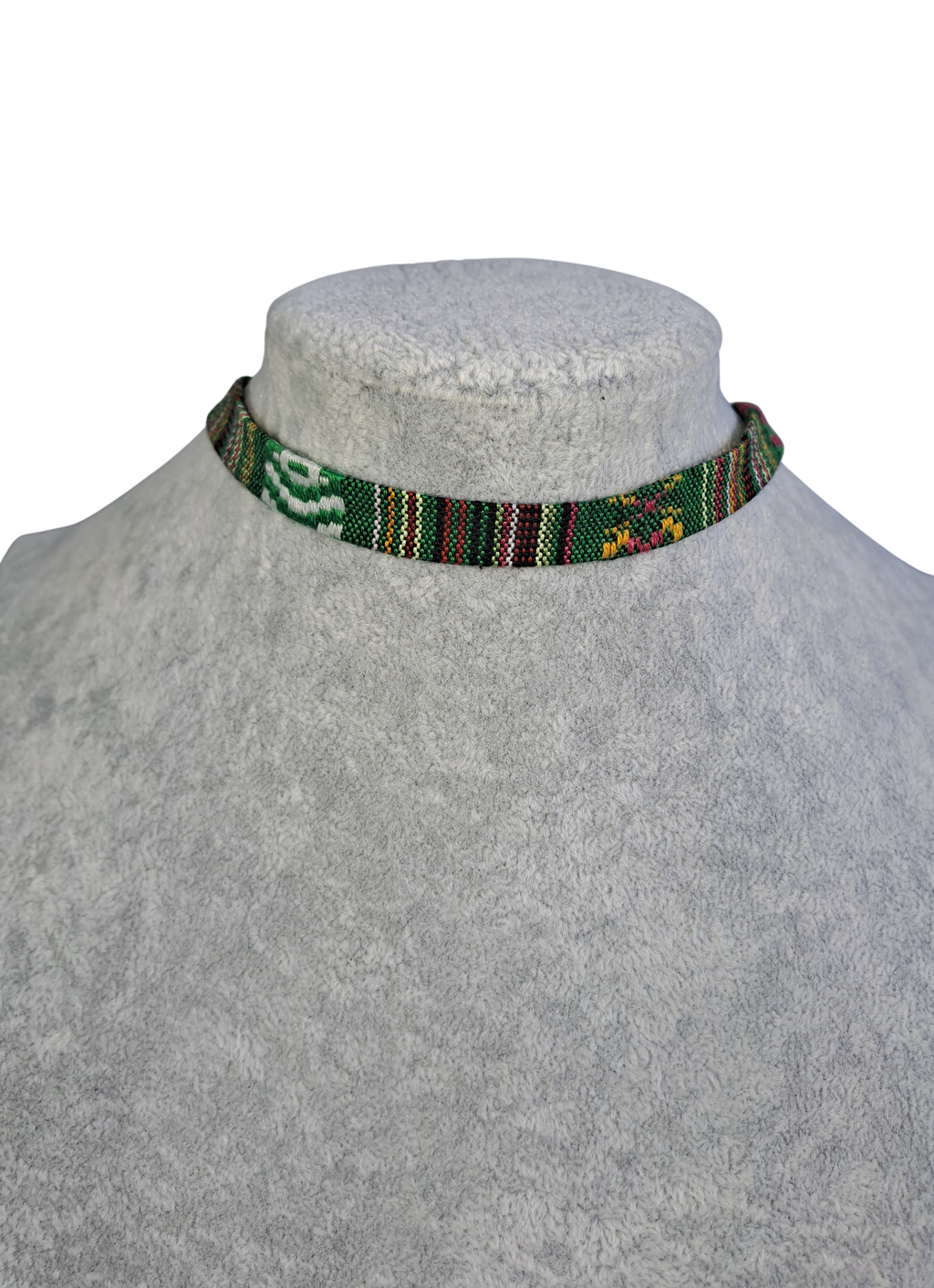 Green Checkered Choker