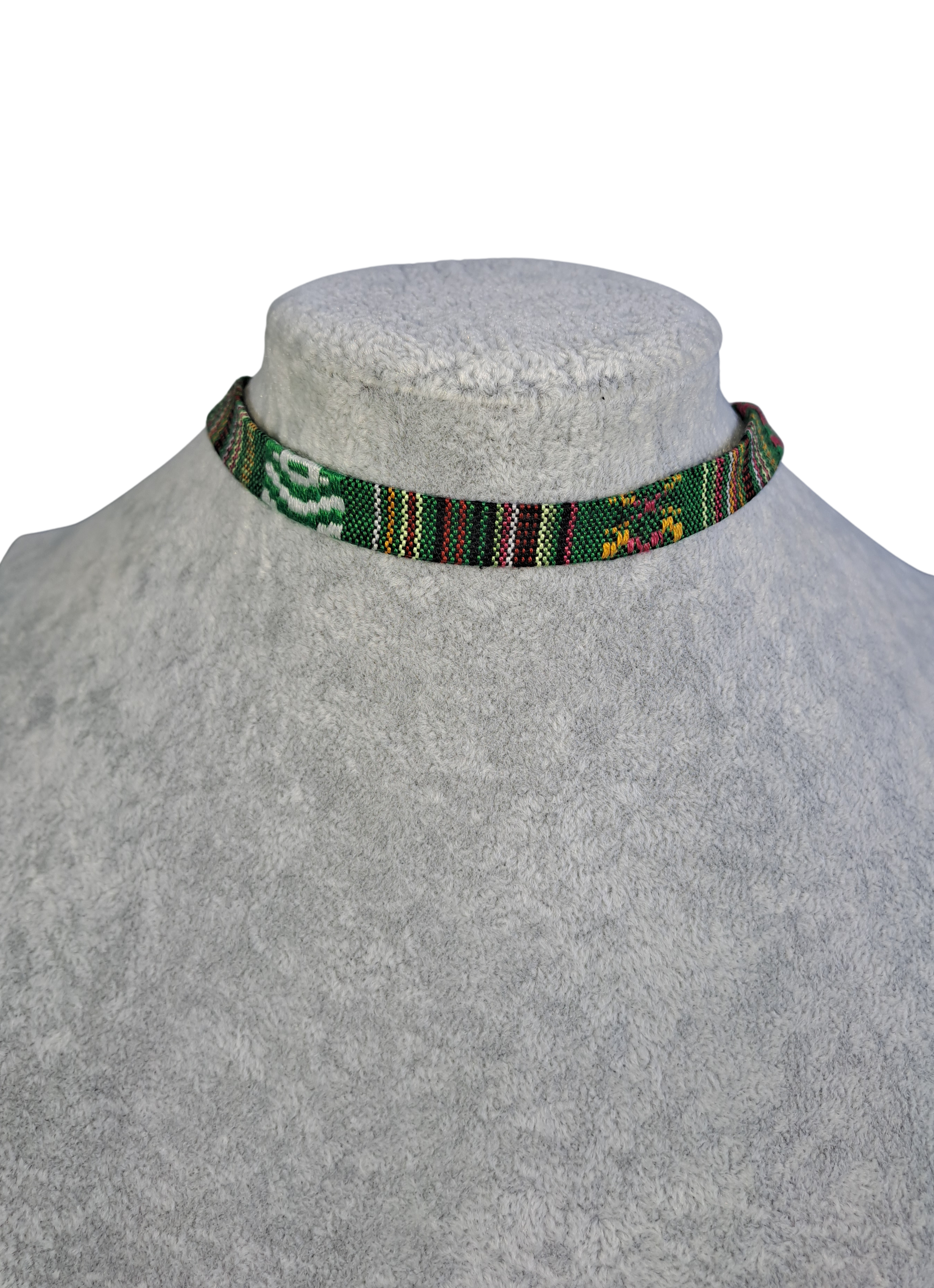Green Checkered Choker