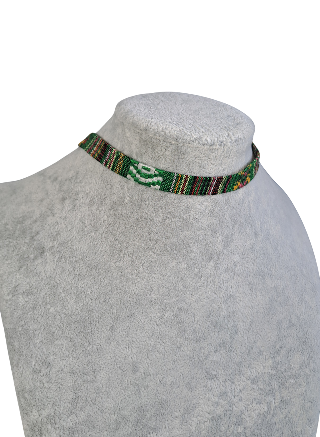 Green Checkered Choker