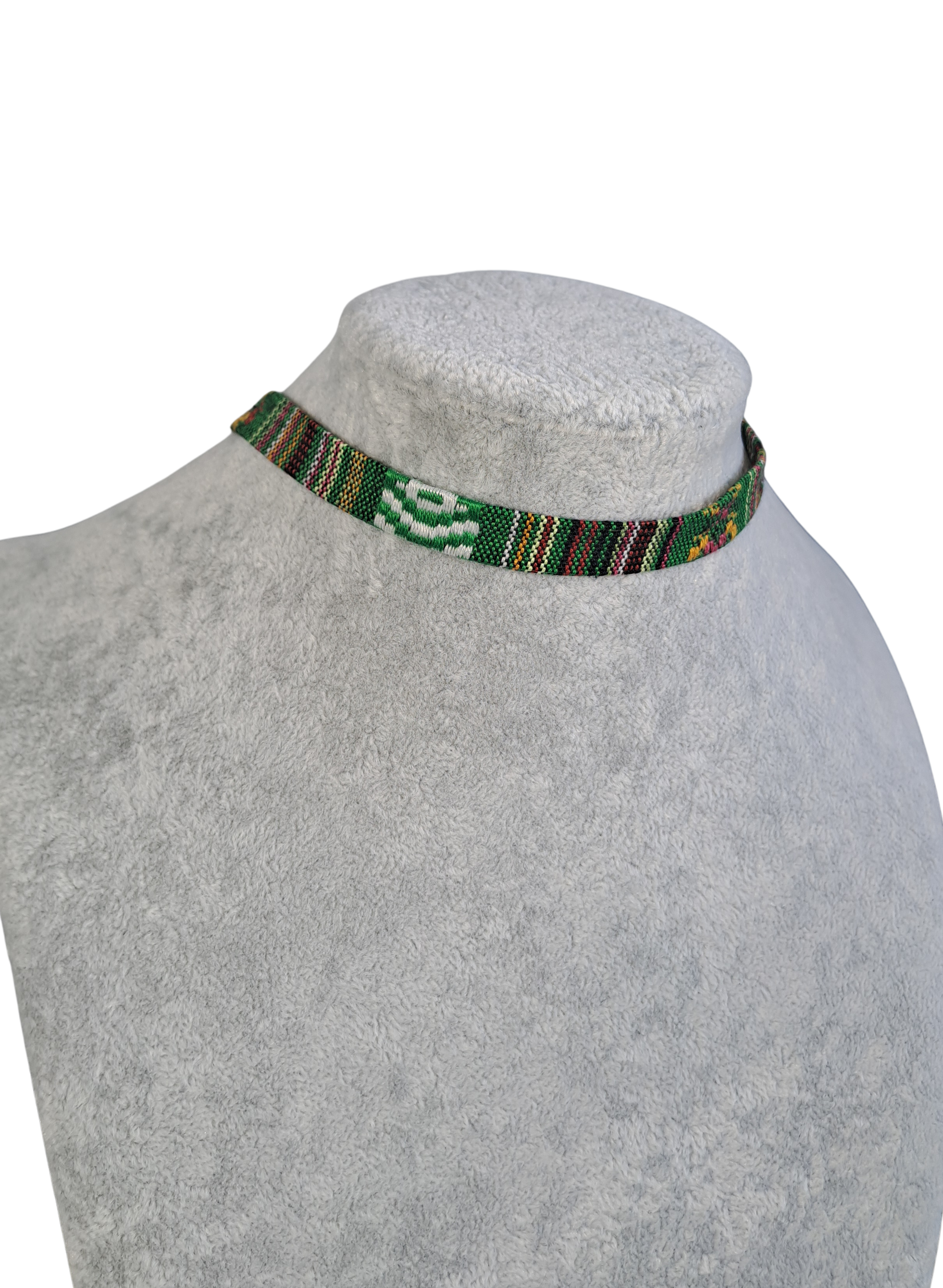 Green Checkered Choker