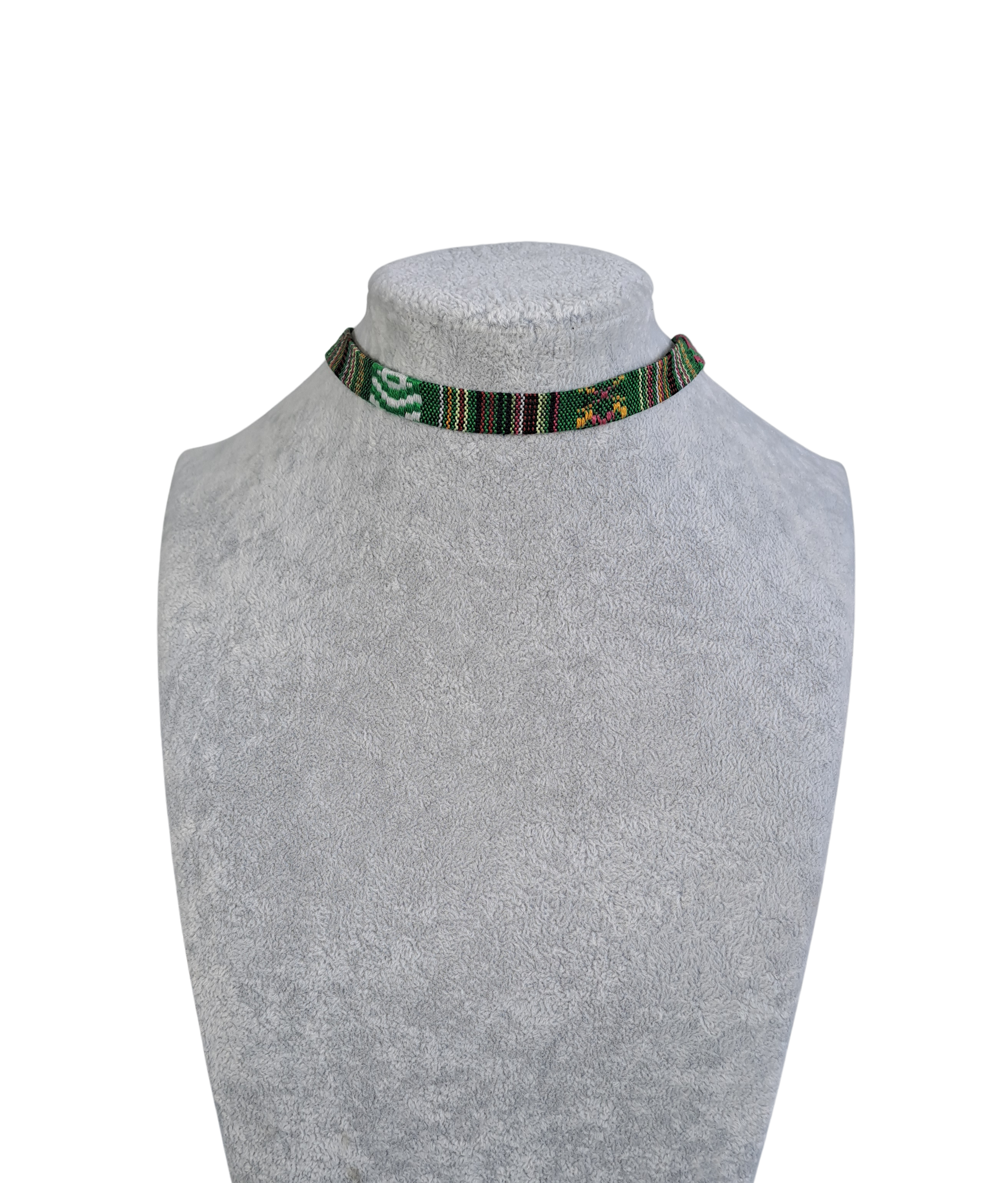 Green Checkered Choker