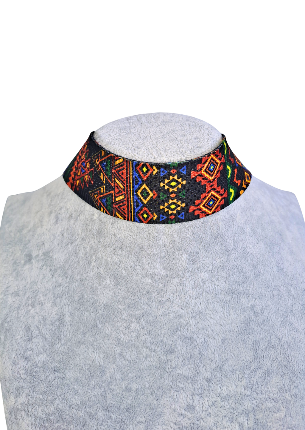 African Tribal Multicolor Choker