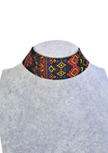 African Tribal Multicolor Choker