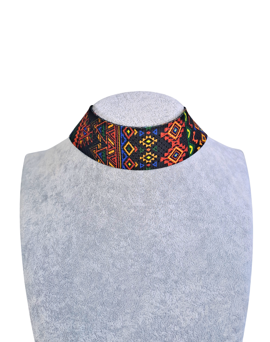 African Tribal Multicolor Choker