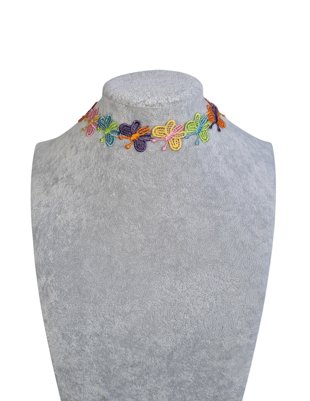 Multicolored Butterflies Choker