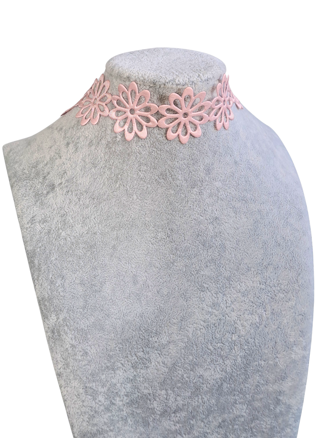 Pink Flower Choker