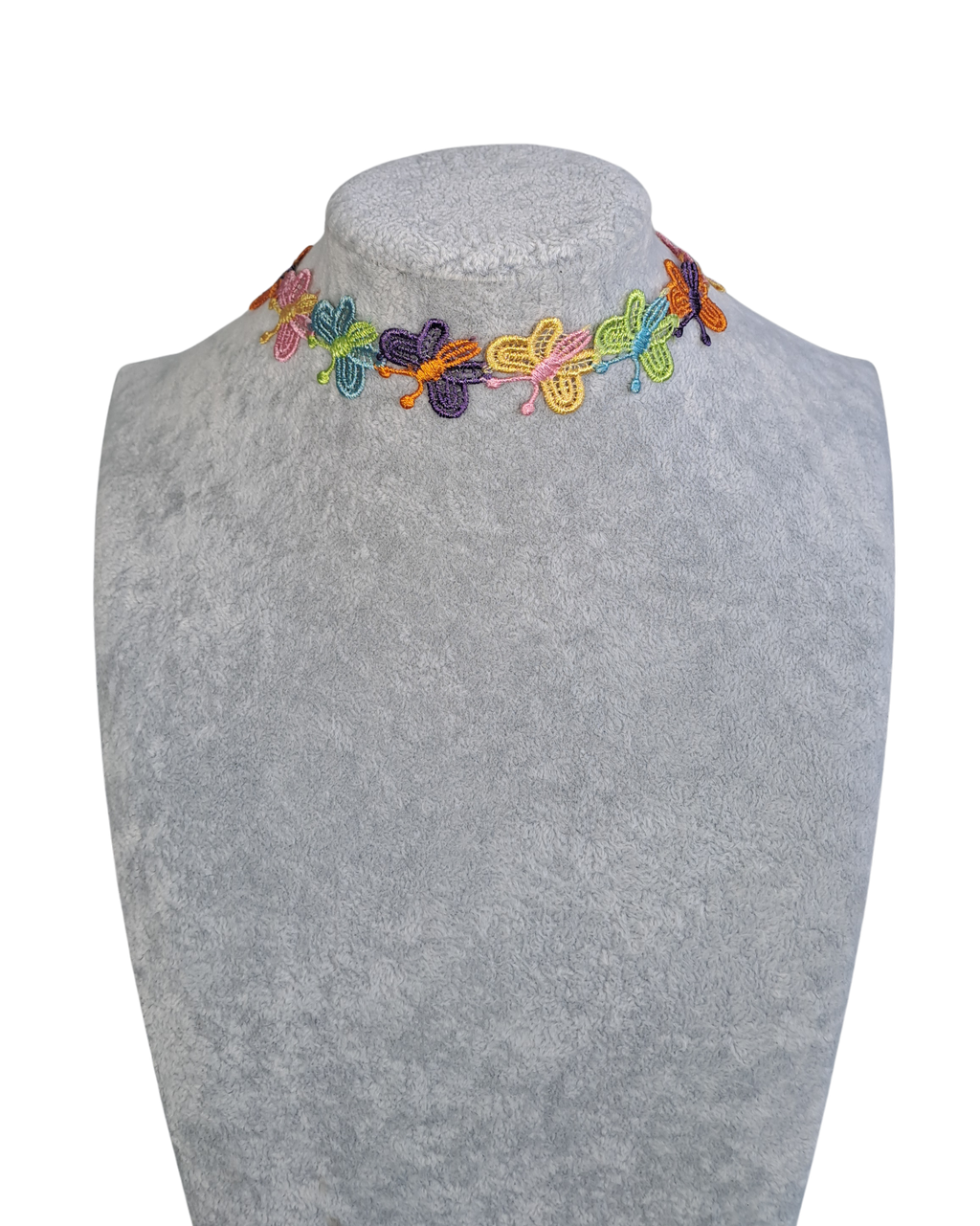 Multicolored Butterflies Choker