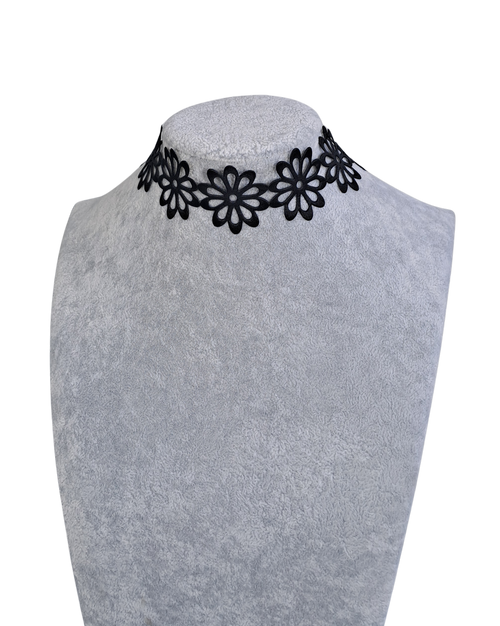 Black flower Choker