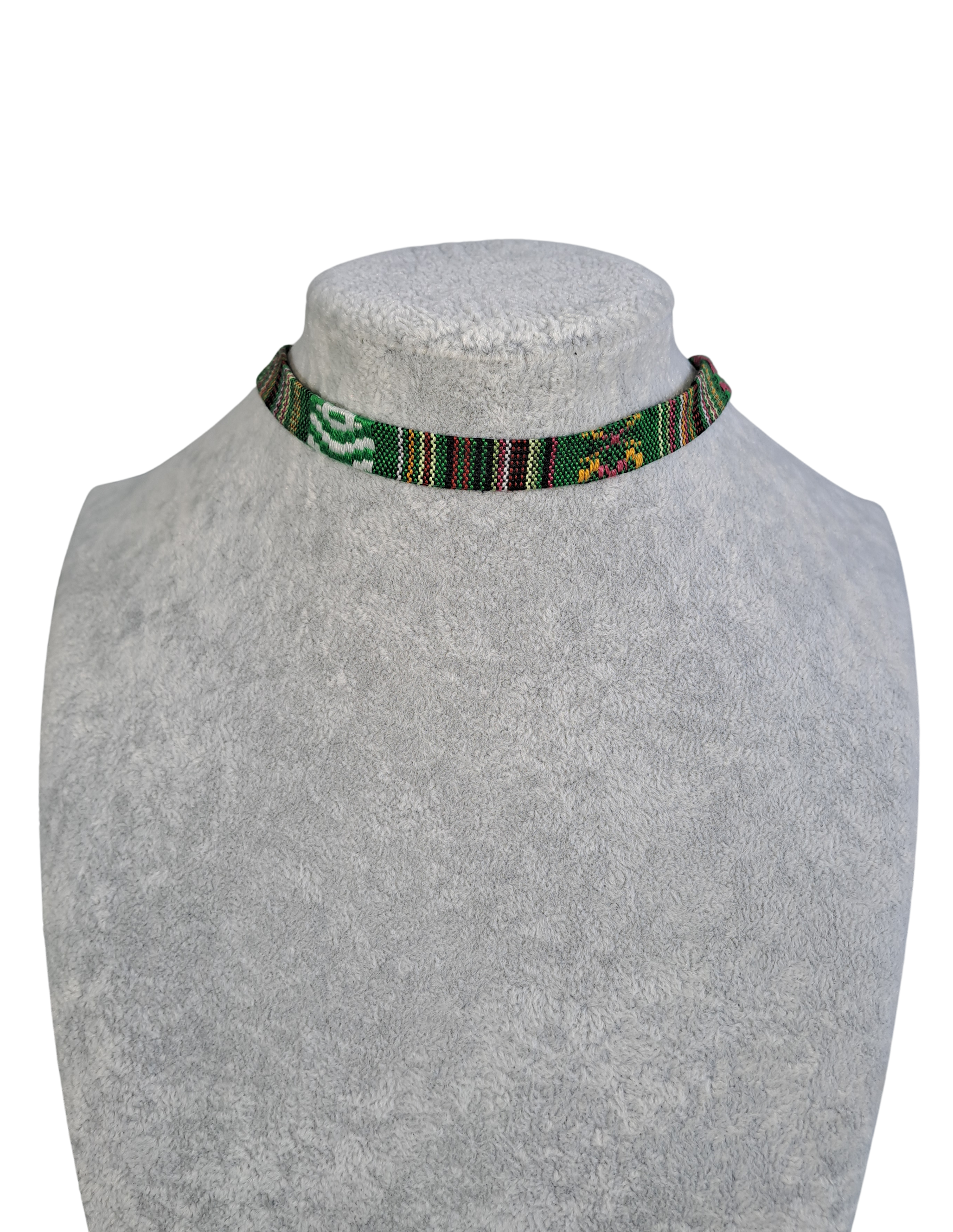 Green Checkered Choker