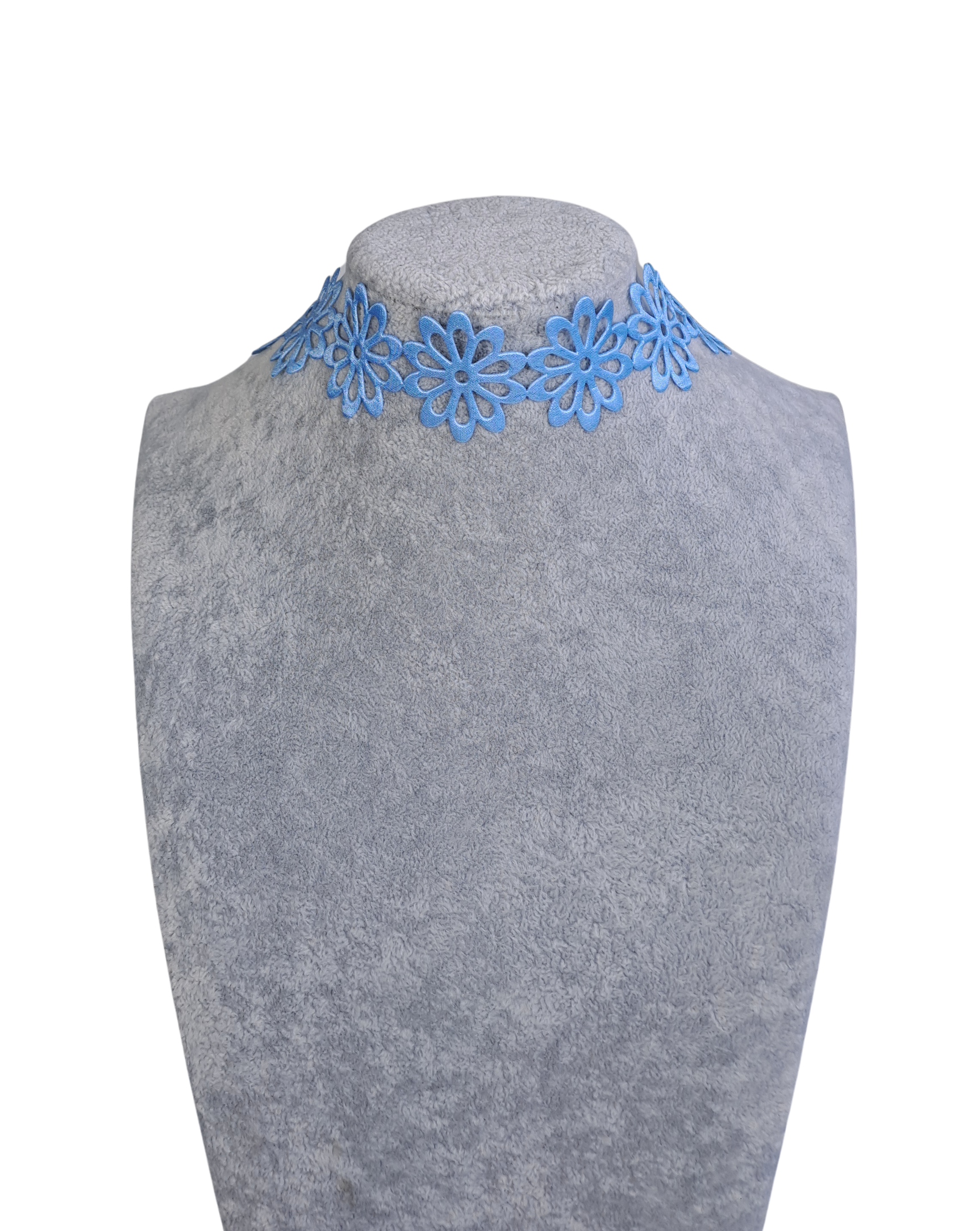 Blue Flower Choker