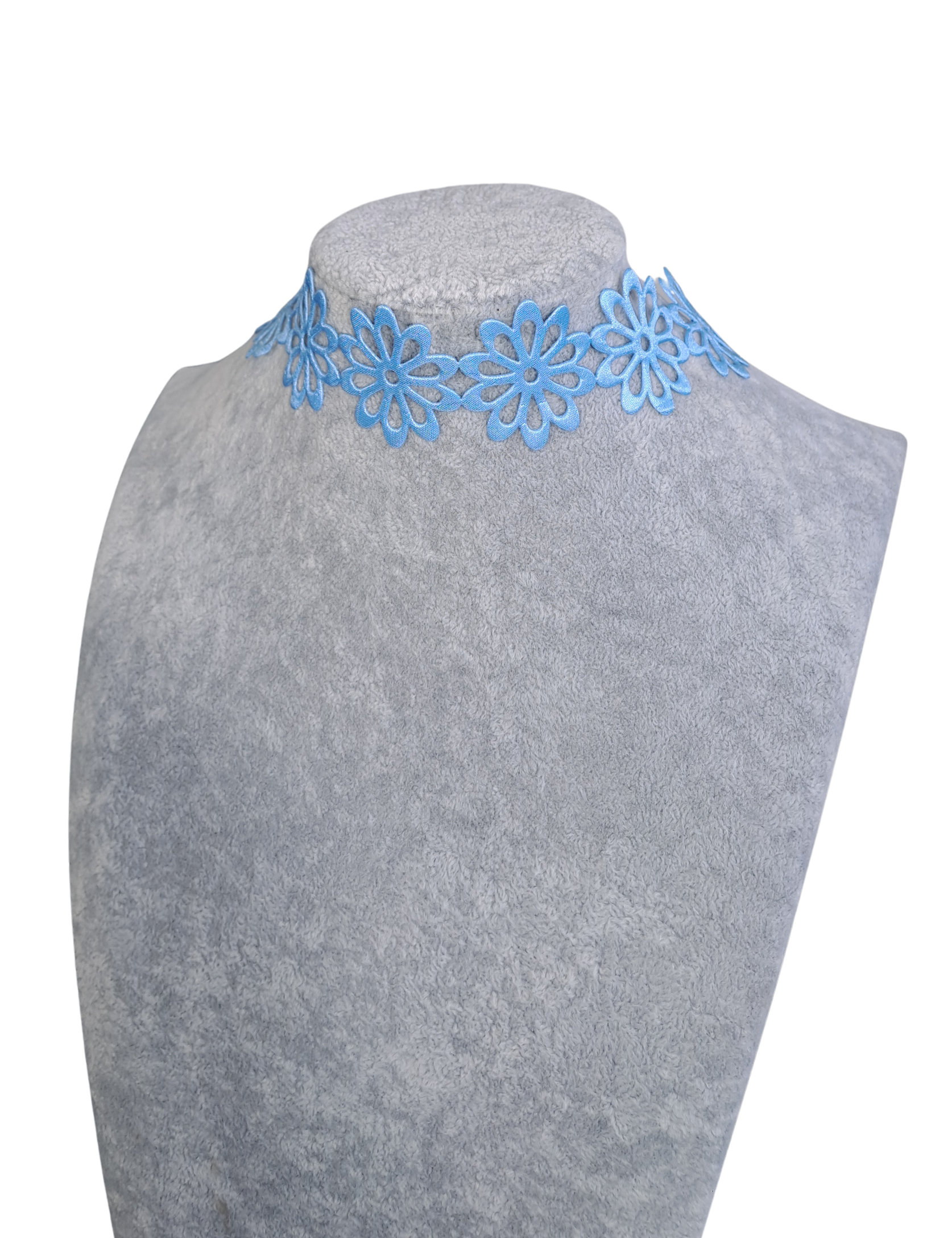Blue Flower Choker