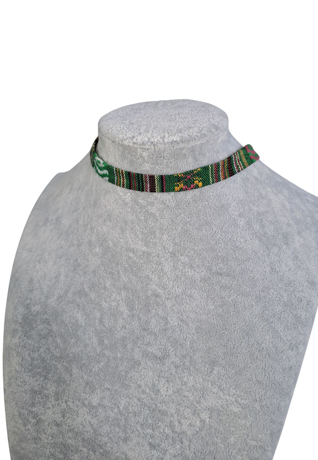 Green Checkered Choker