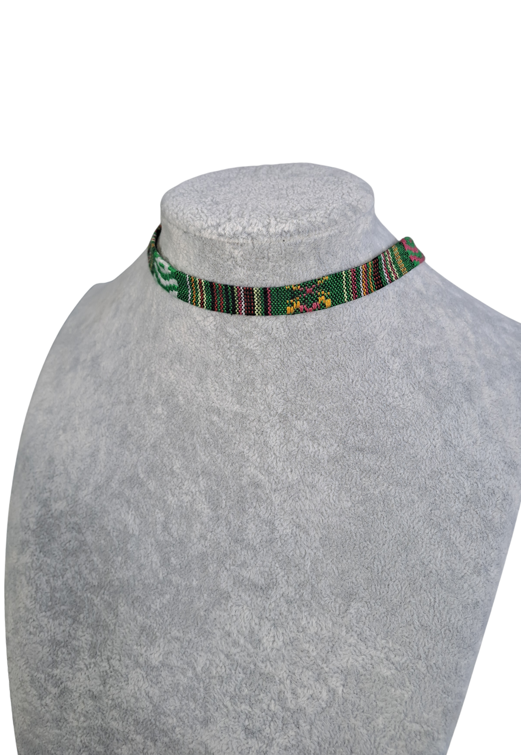 Green Checkered Choker