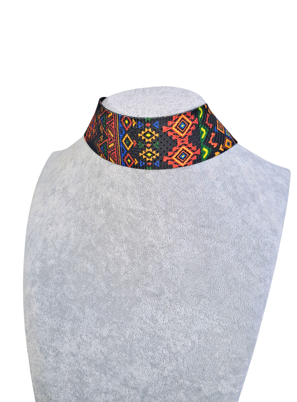 African Tribal Multicolor Choker