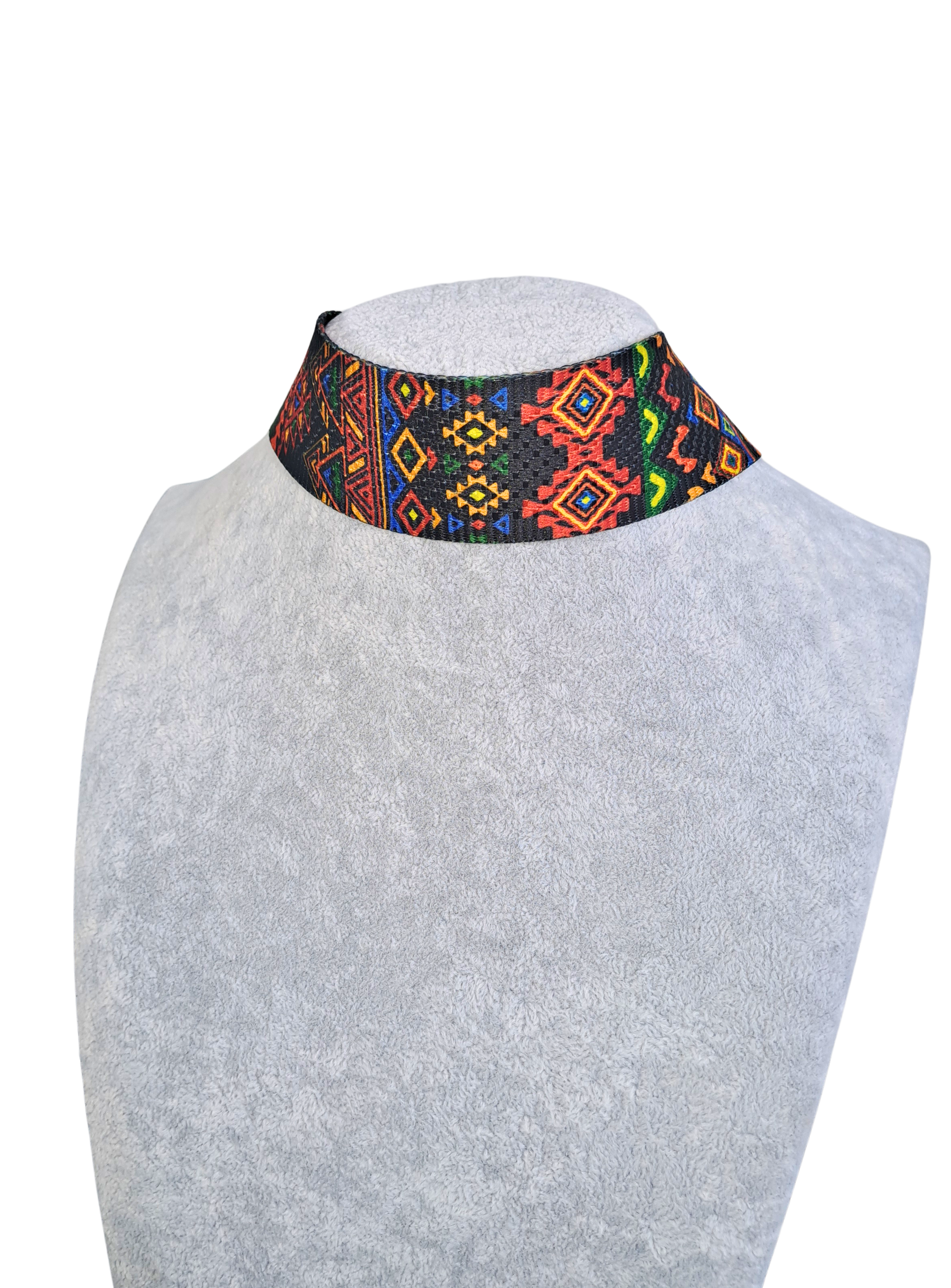 African Tribal Multicolor Choker