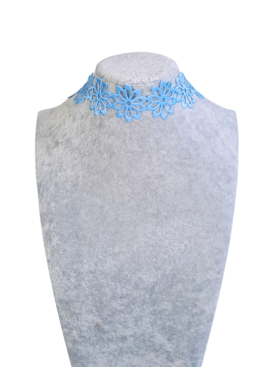 Blue Flower Choker