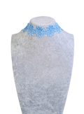 Blue Flower Choker