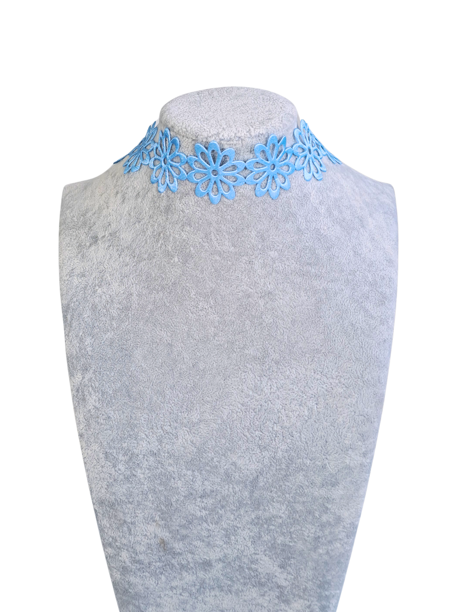 Blue Flower Choker