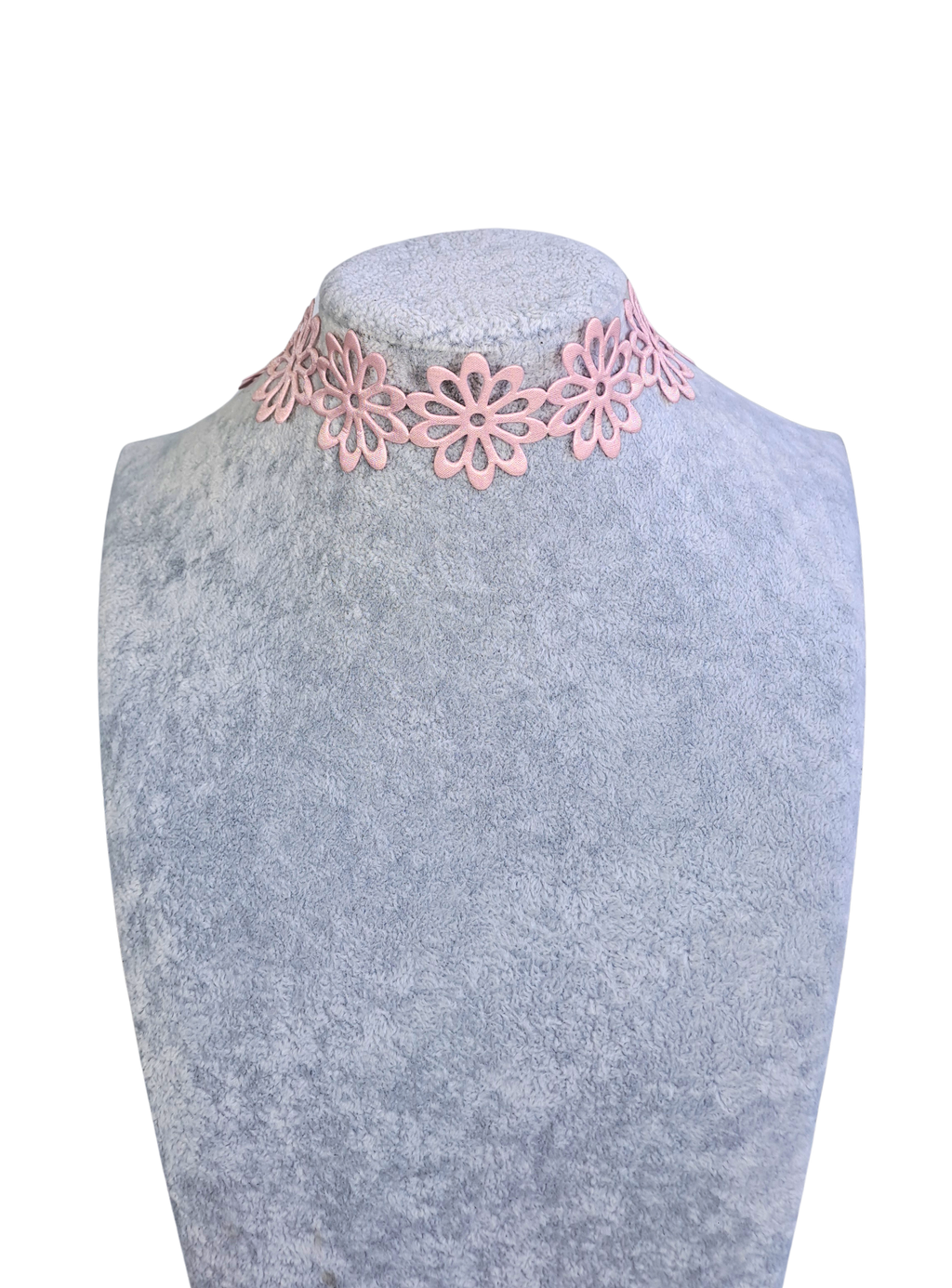 Pink Flower Choker