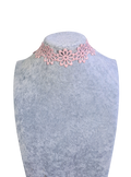 Pink Flower Choker